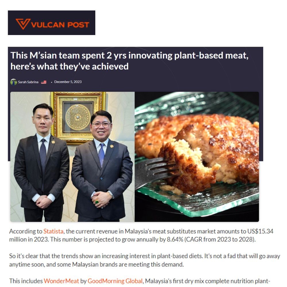This M’sian team spent 2 yrs innovating plant-based meat, here’s what they’ve achieved
